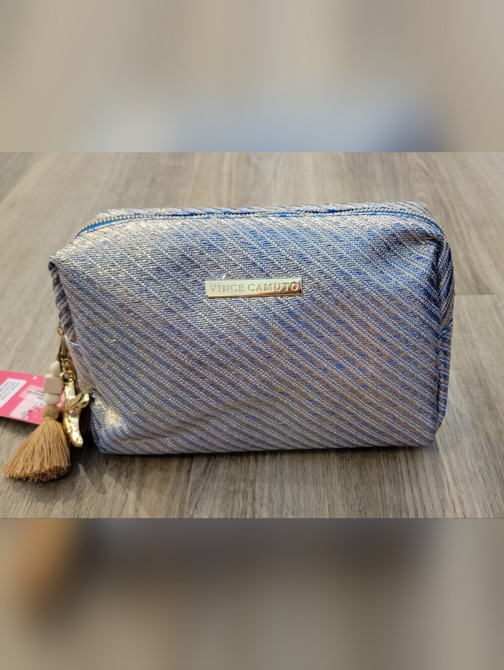 NWT Vince Camuto Metallic Silver Women's Clutch